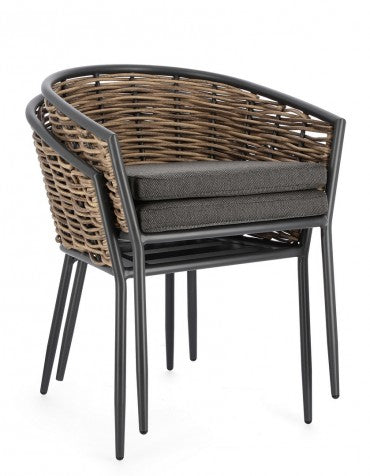 Fauteuils d'extérieur (lot de 4)