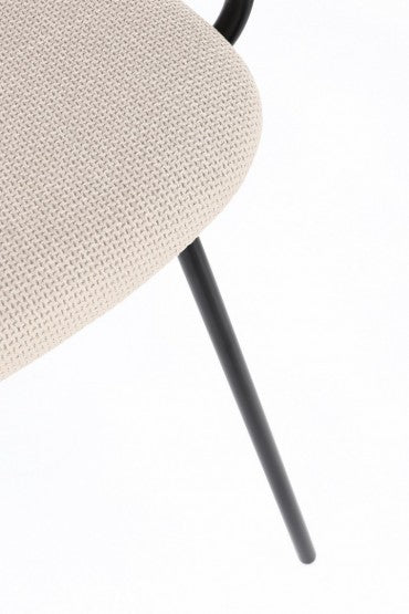 Chaise Sienn noir et beige