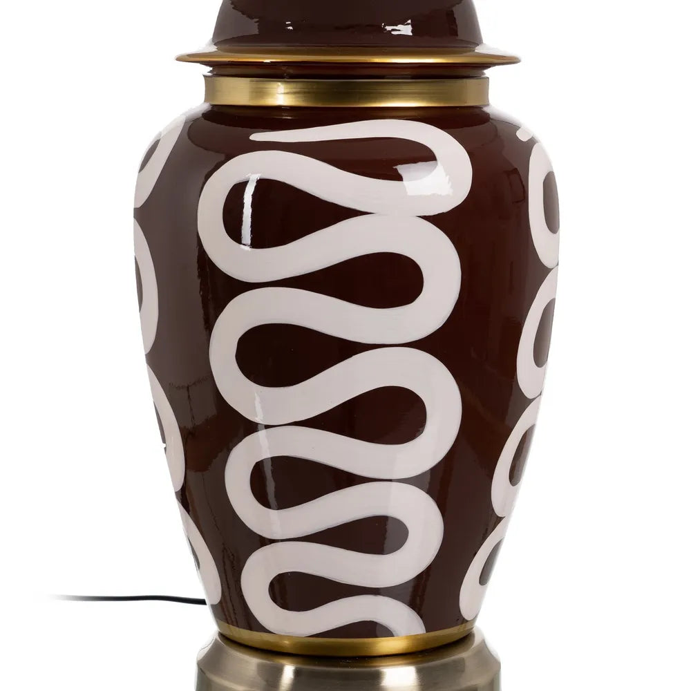Lampe en porcelaine