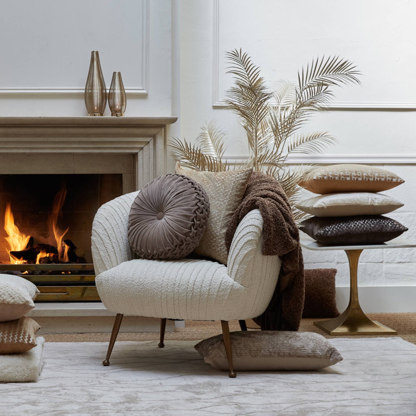 Coussin LINA Brun