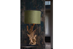 Pied de lampe bois naturel