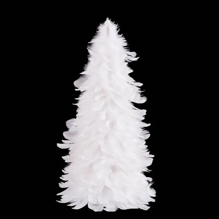 Arbre Plumes Blanc M