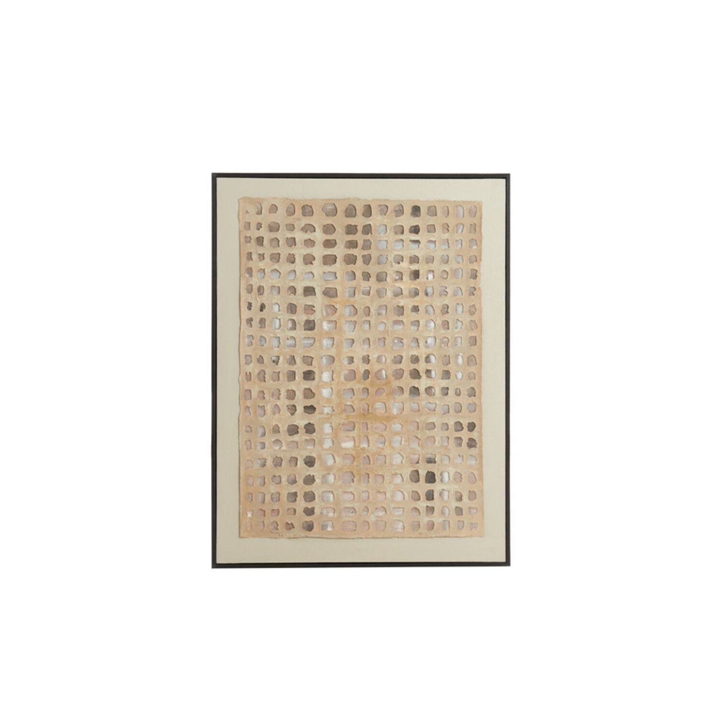 Tableau structuré beige encadré