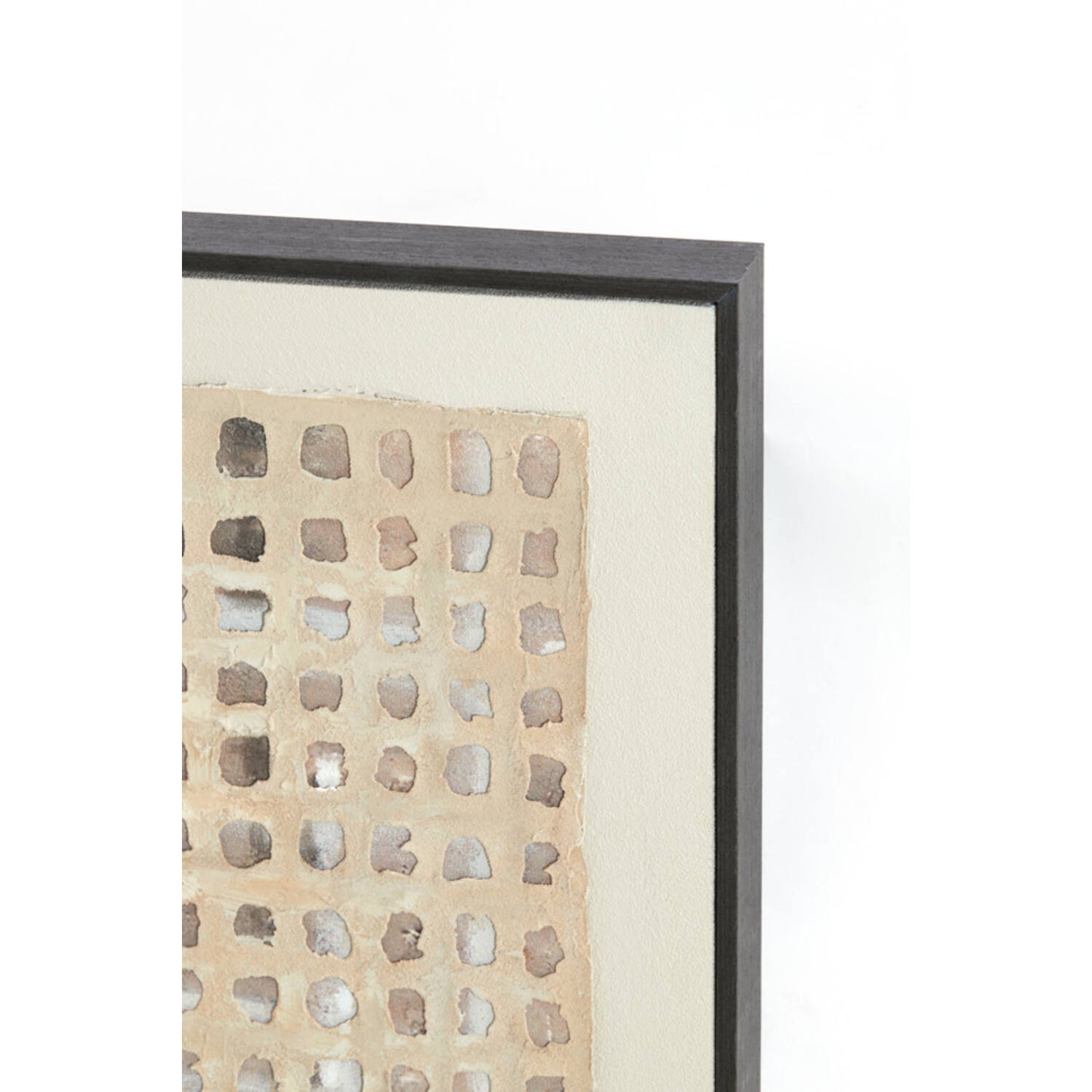 Tableau structuré beige encadré