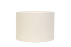 Abat-jour cylindre 25-25-18 cm blanc cassé