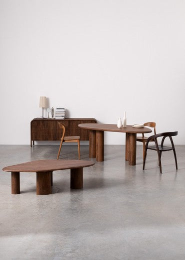 Chaise Dott marron