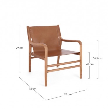 Fauteuil Lounge cuir