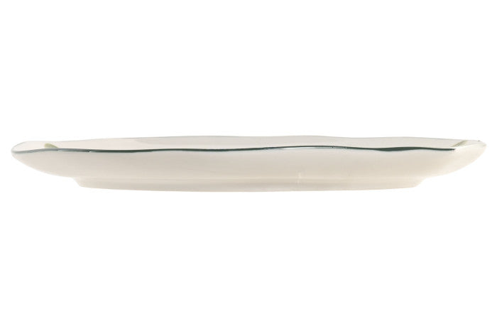 Assiette porcelaine palmier SSIETTE PORCELAINE 21X21X2 PALMIERS BLEU PC-223392