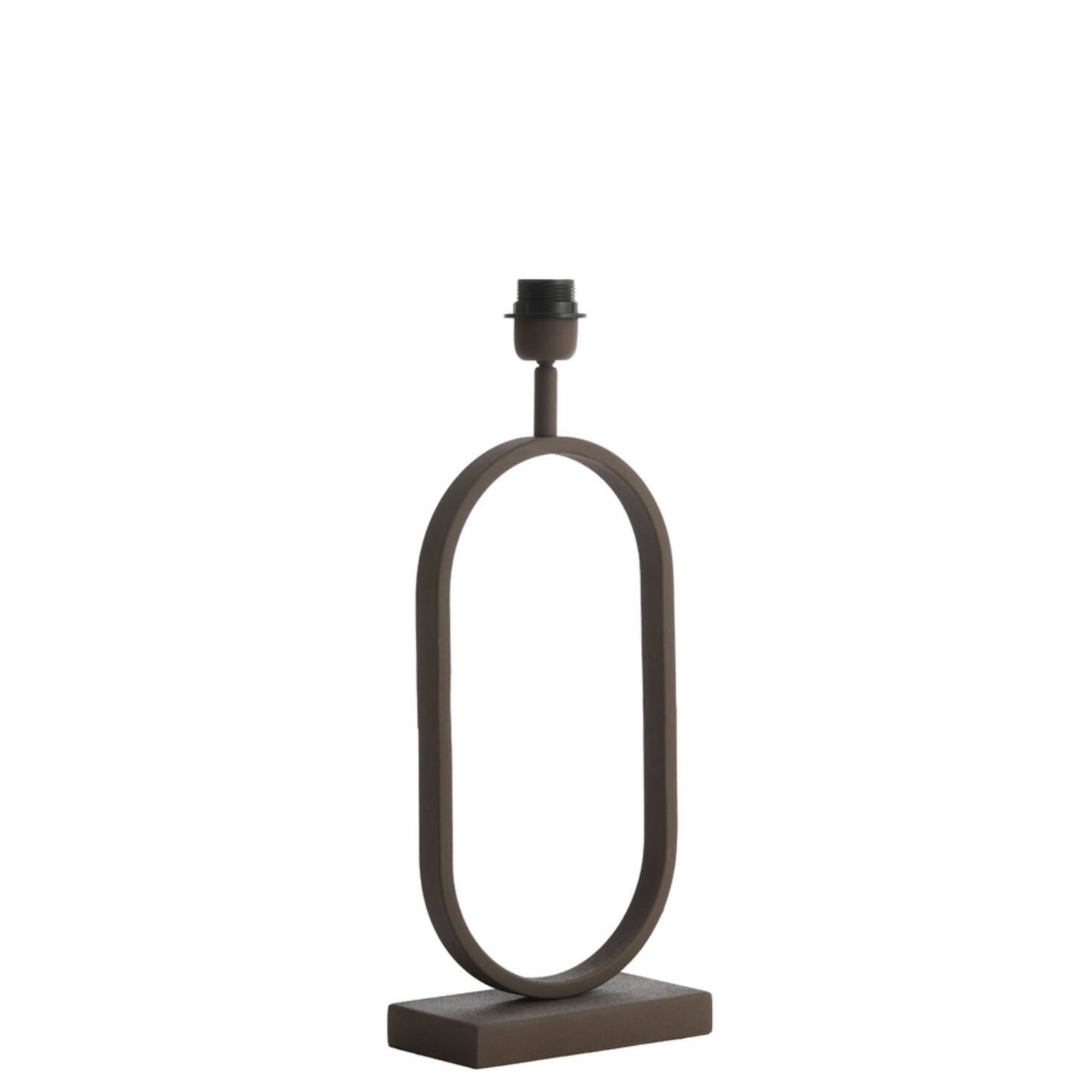 Pied de lampe 20x10x45 cm brun