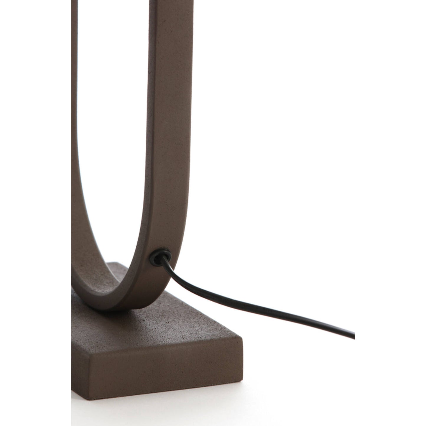 Pied de lampe 20x10x45 cm brun