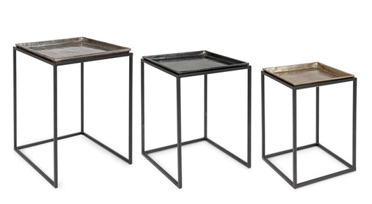 Ensemble de 3 tables d'appoint