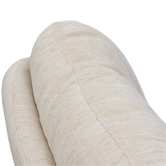 Fauteuil pivotant XL beige