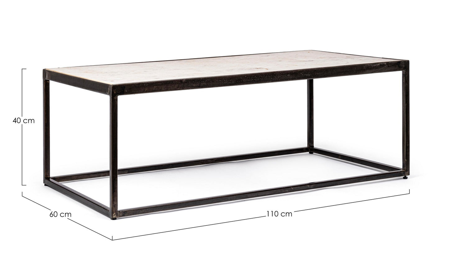 table basse LAMB plateau marbre