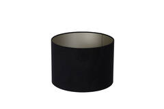Abat-jour velours noir diam 35 cm
