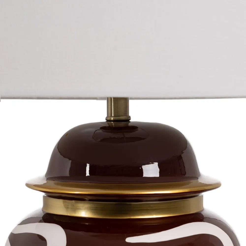 Lampe en porcelaine