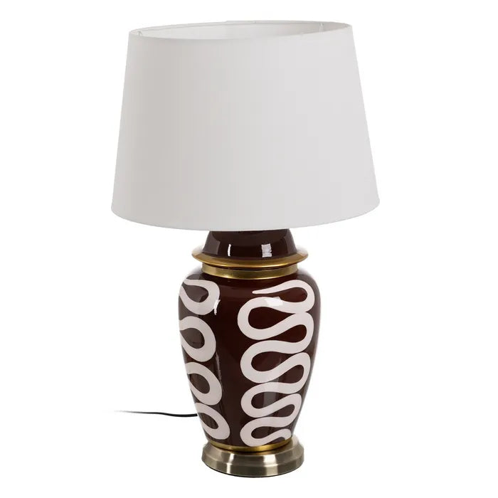 Lampe en porcelaine