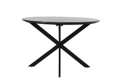 Table à diner diamètre 120 cm marbre noir