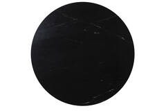Table à diner diamètre 120 cm marbre noir