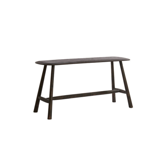 Banc Cerf bois foncé