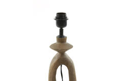 Pied de lampe DJA bois brun
