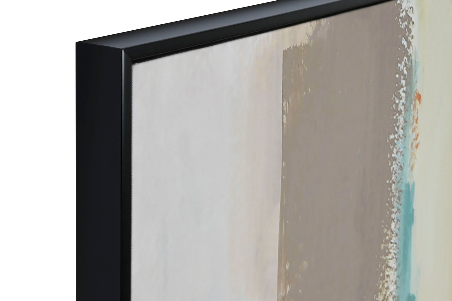 Tableaux abstraits tons verts (Lot de 2)