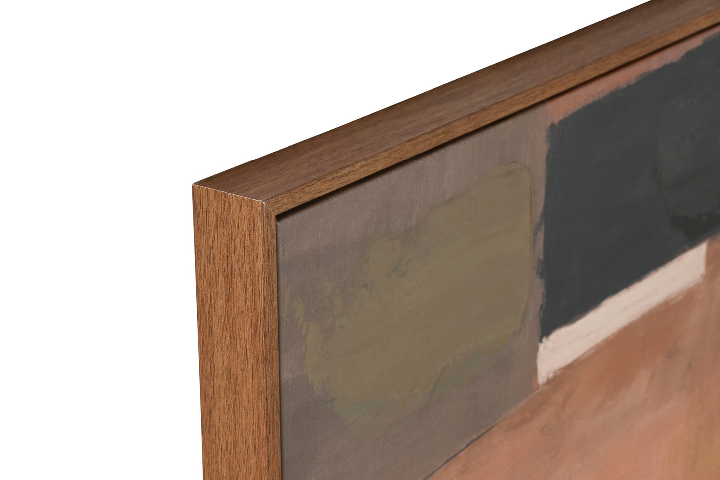 Ensemble de 2 tableaux marrons bois