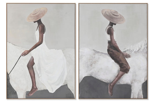 Tableau Cheval blanc