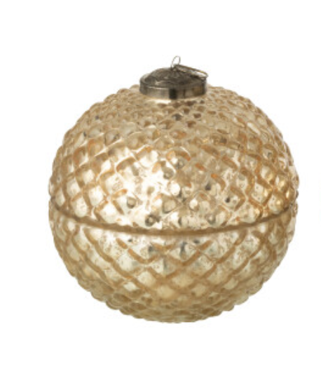 Bougie Boule de Noël OR