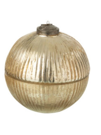 Bougie Boule de Noël OR