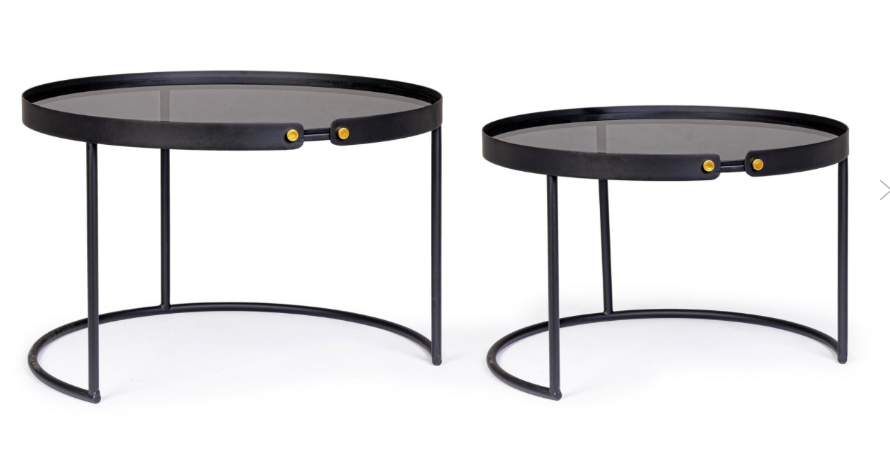 Set 2 tables basse gigognes ZEI