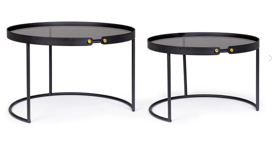 Set 2 tables basse gigognes ZEI