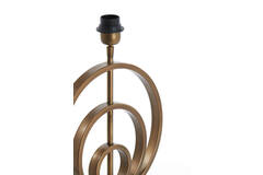 Pied de lampe bronze