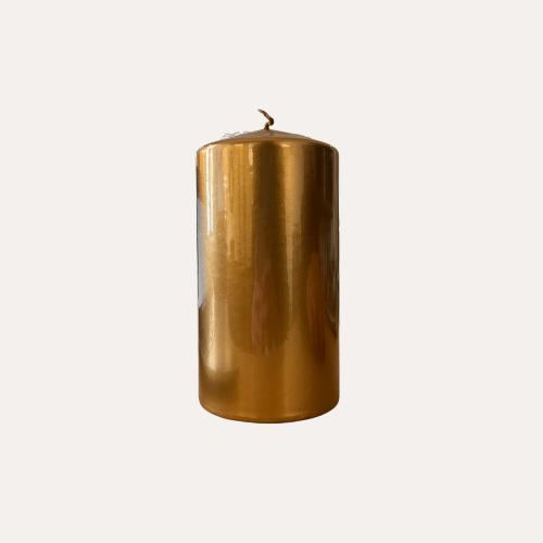 Bougie Dorée 16cm