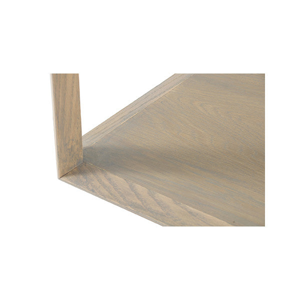 Table basse carré chêne