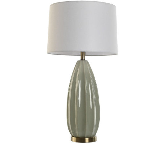lampe de table céramique vert
