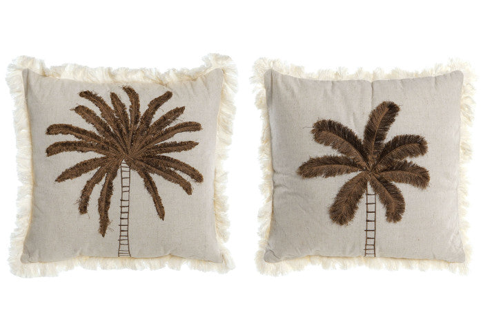 Set 2 coussins PALMIER