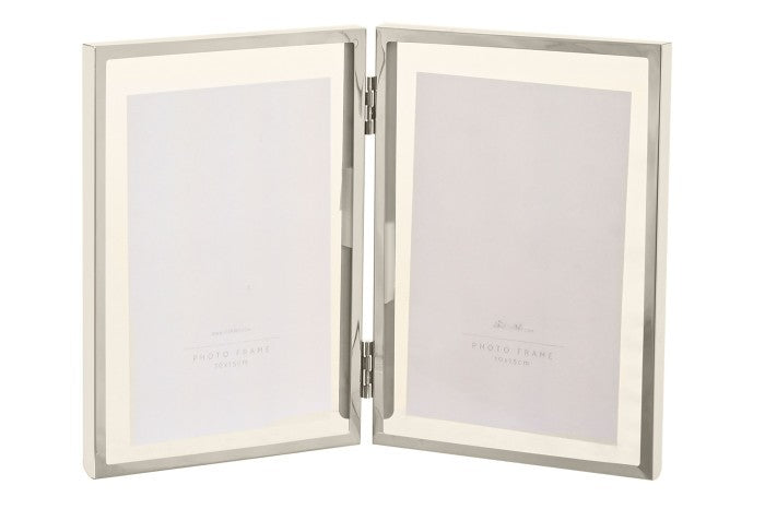 Cadre photo Double Argent
