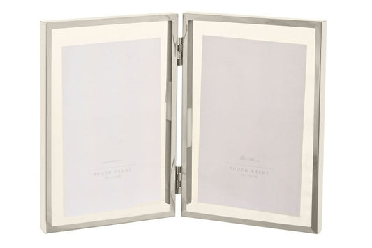 Cadre photo Double Argent