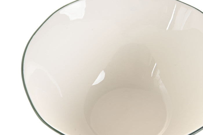 Saladier porcelaine palmier