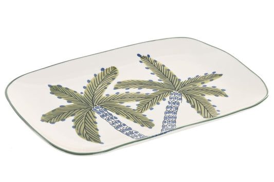 Plateau porcelaine Palmier