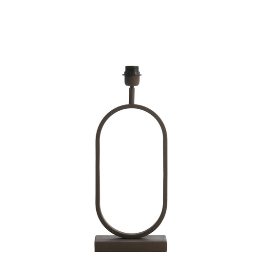 Pied de lampe 20x10x45 cm brun