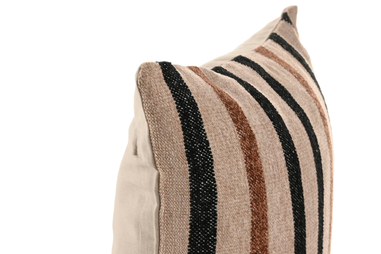 Coussin Rayures Naturel