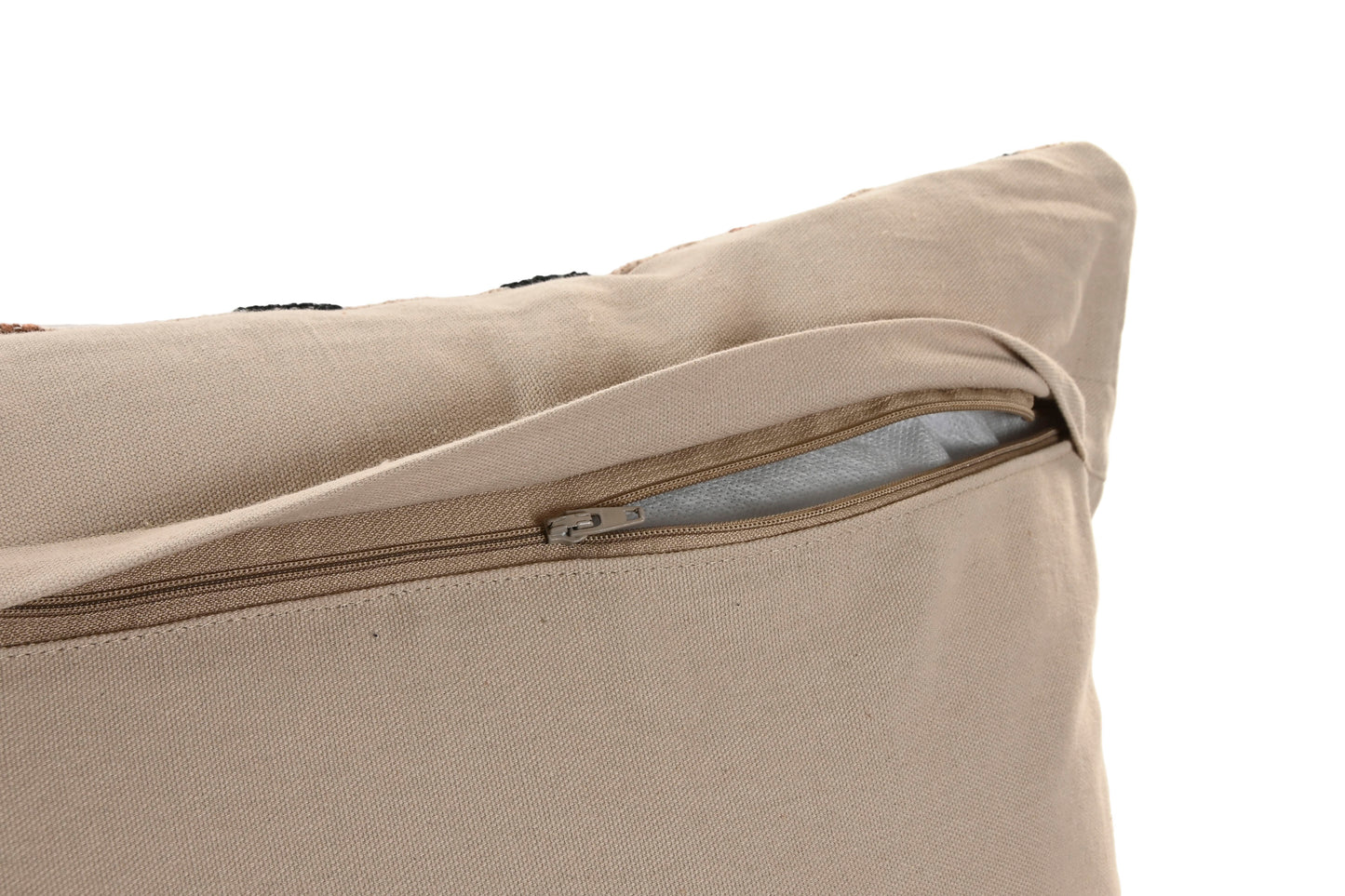 Coussin Rayures Naturel