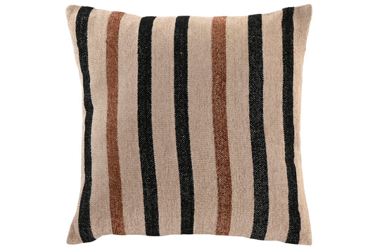 Coussin Rayures Naturel