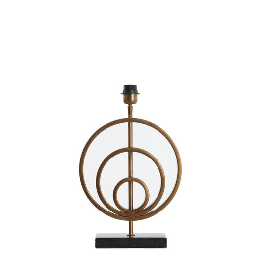 Pied de lampe bronze