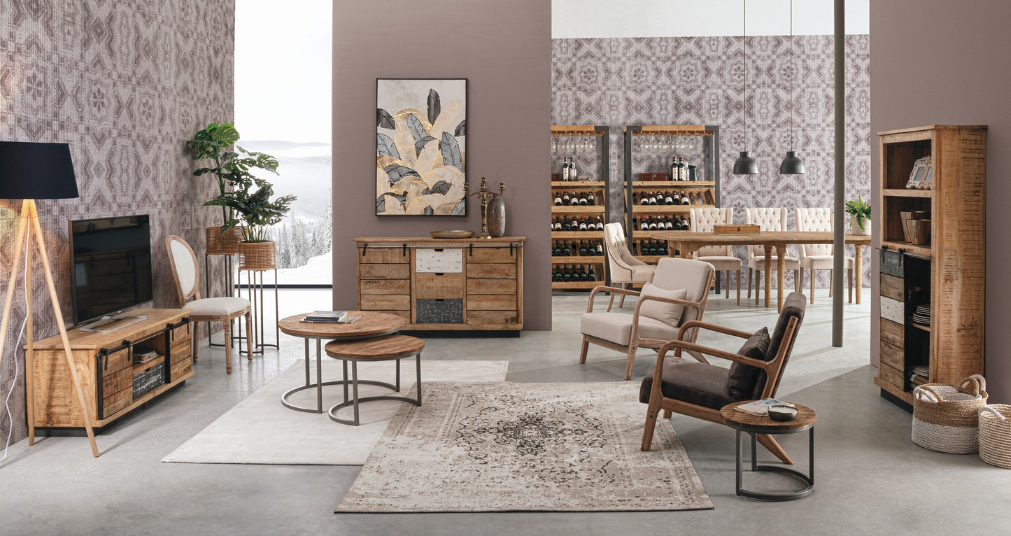Fauteuil Poltrona crème