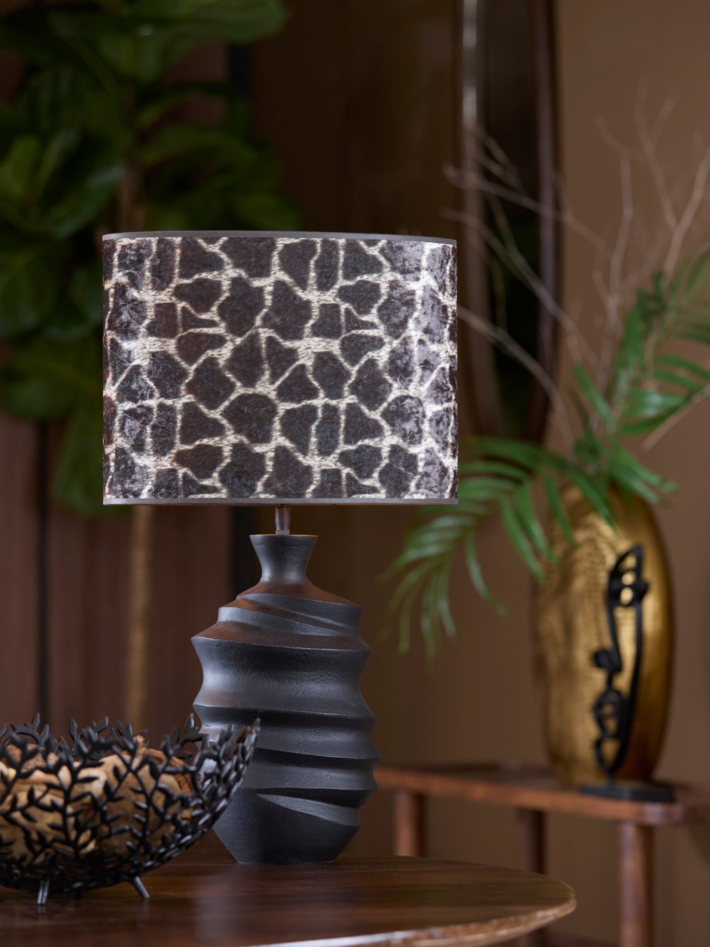 Pied de lampe SHA Noir