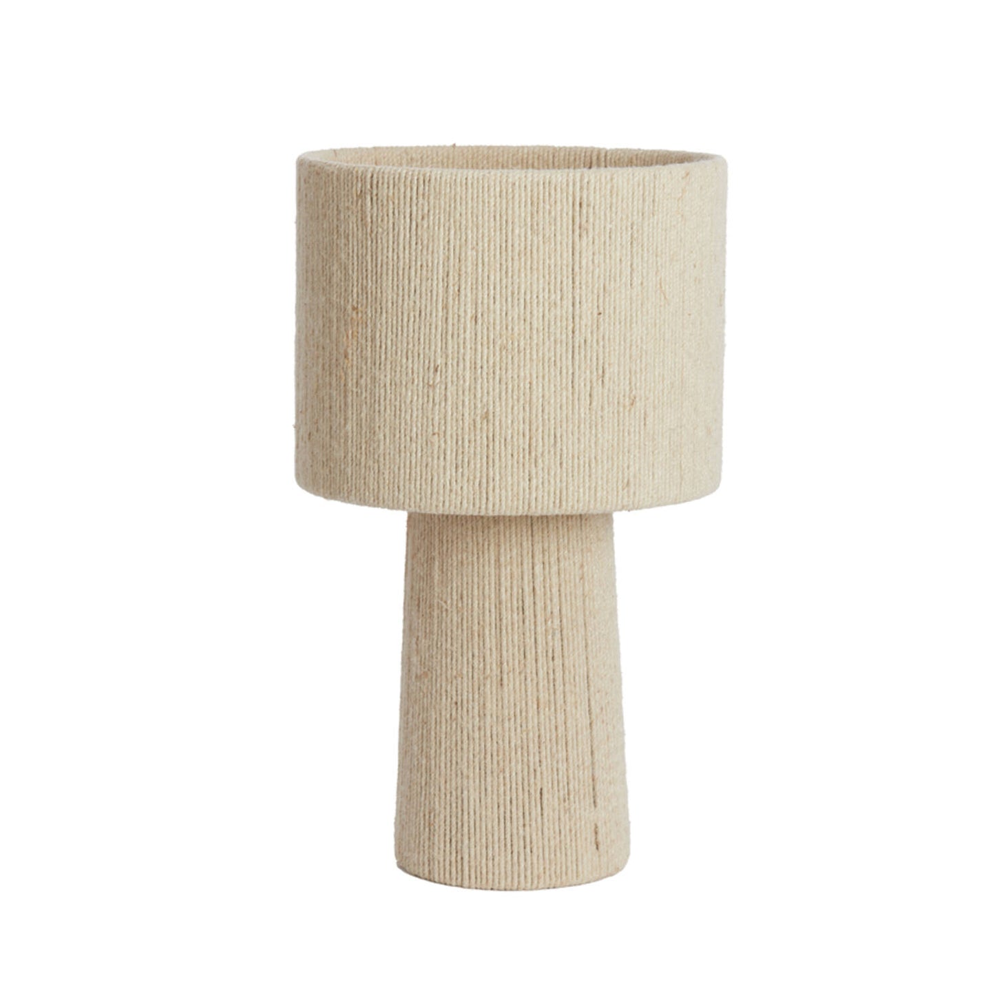 lampe jute crème