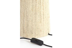 lampe jute crème