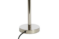 Pied de lampe nickel